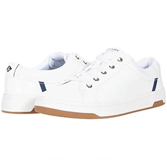 Sperry Shoes - Sperry Top Sider Womens Charter Ltt White Fashion Sneaker Low Top Size 7 or 37.5